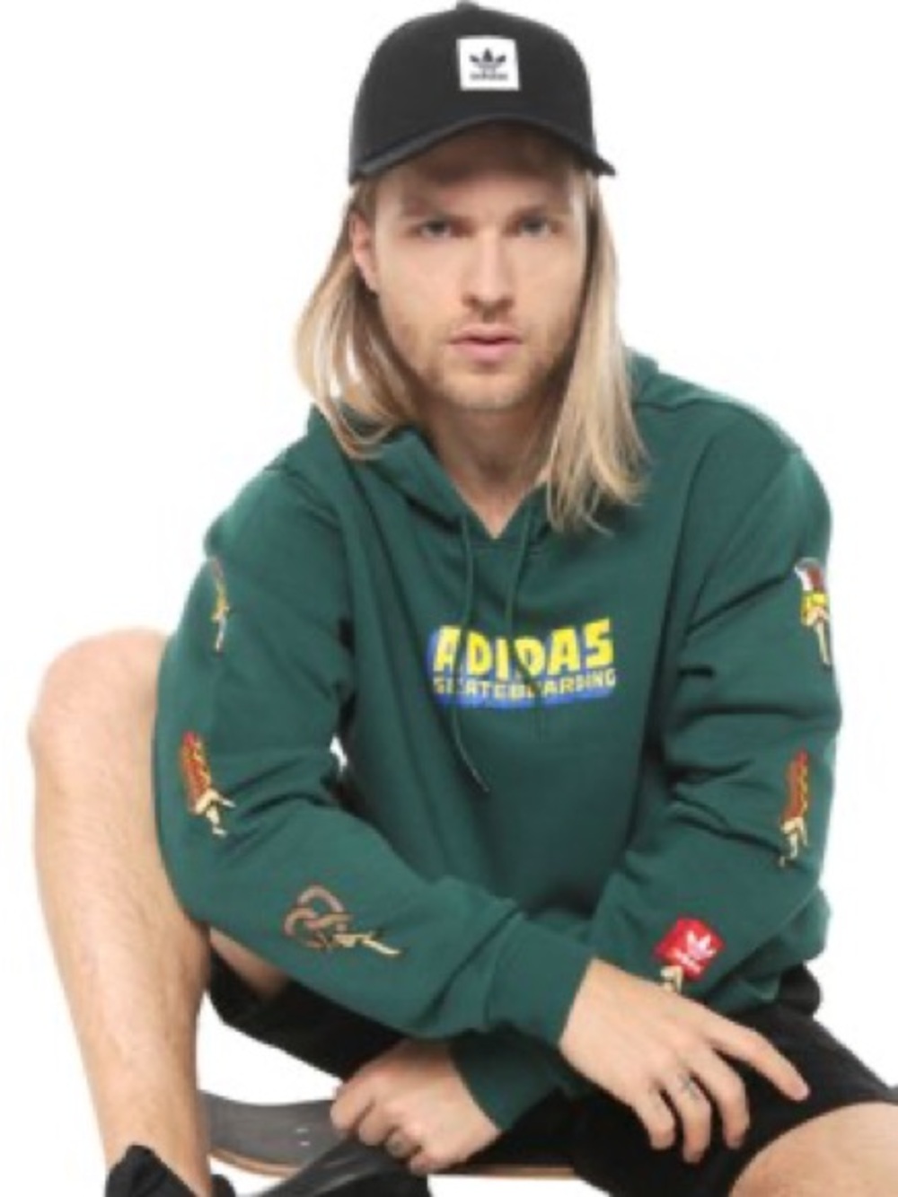 Adidas Skateboarding "Food Party" hoodie Sweatshirt M